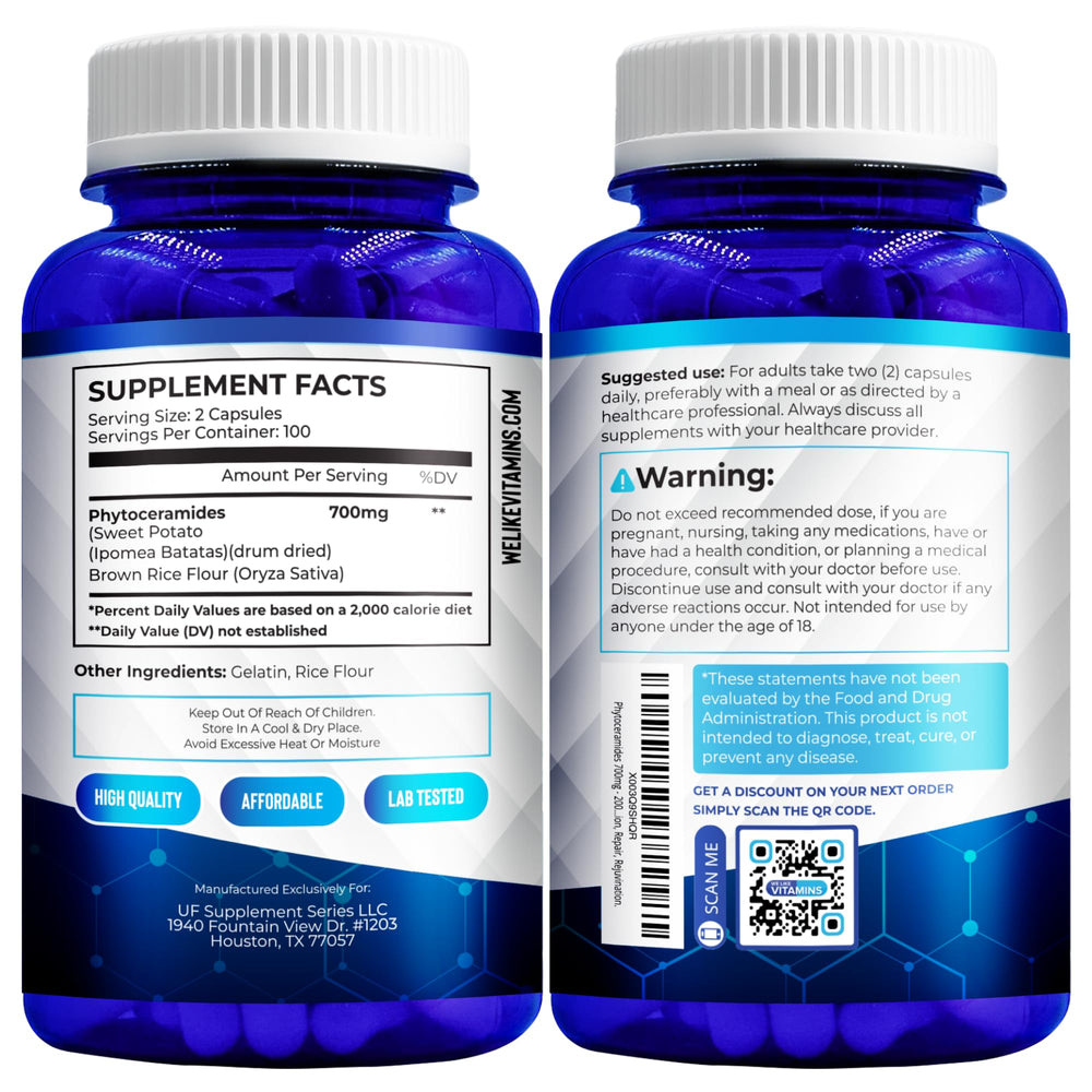 We Like Vitamins envase con sello USA, encapsulado y control de calidad