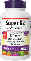 Webber Naturals frasco 90 softgels visible, conveniencia de suministro