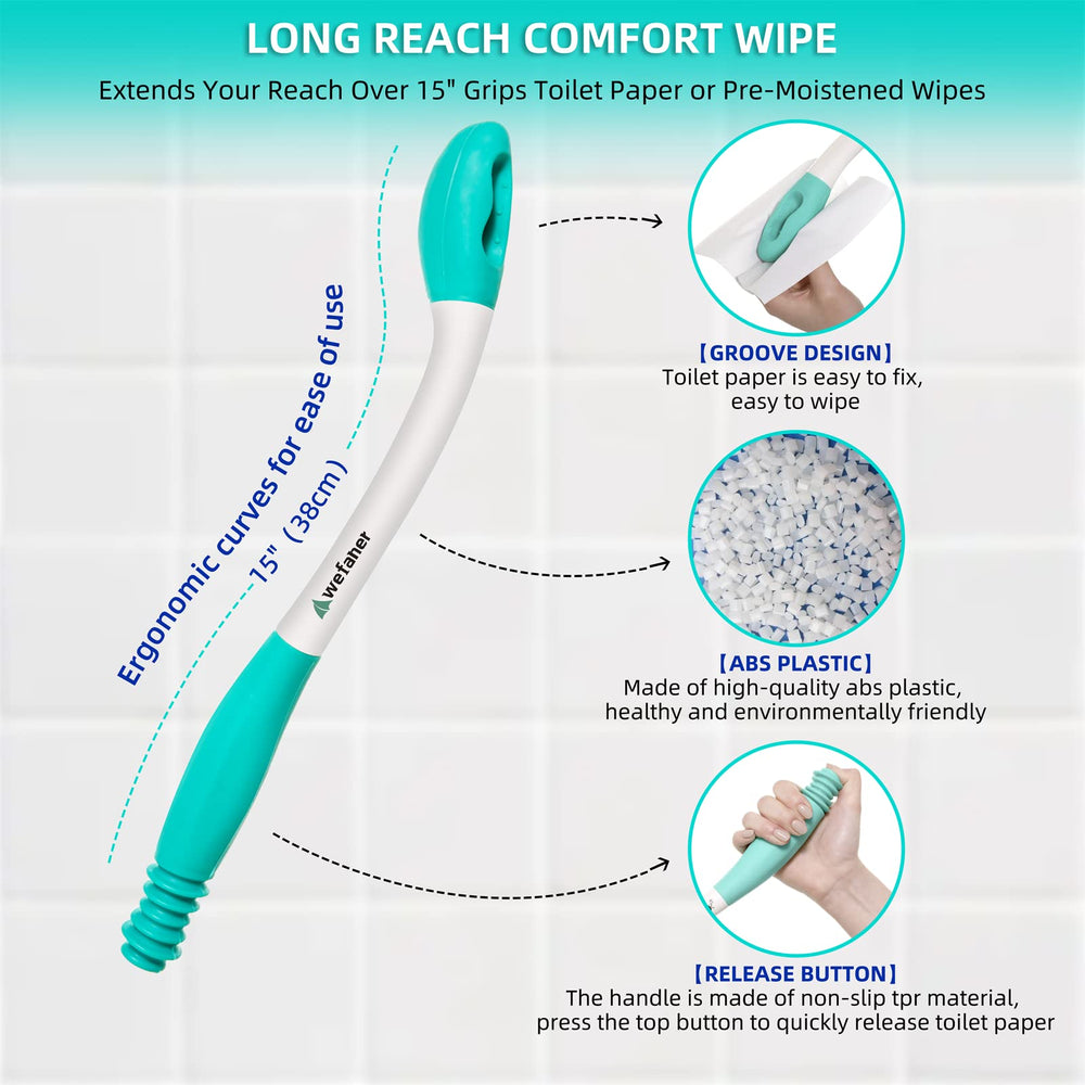 wefaner primer plano del mango ergonómico que facilita el agarre