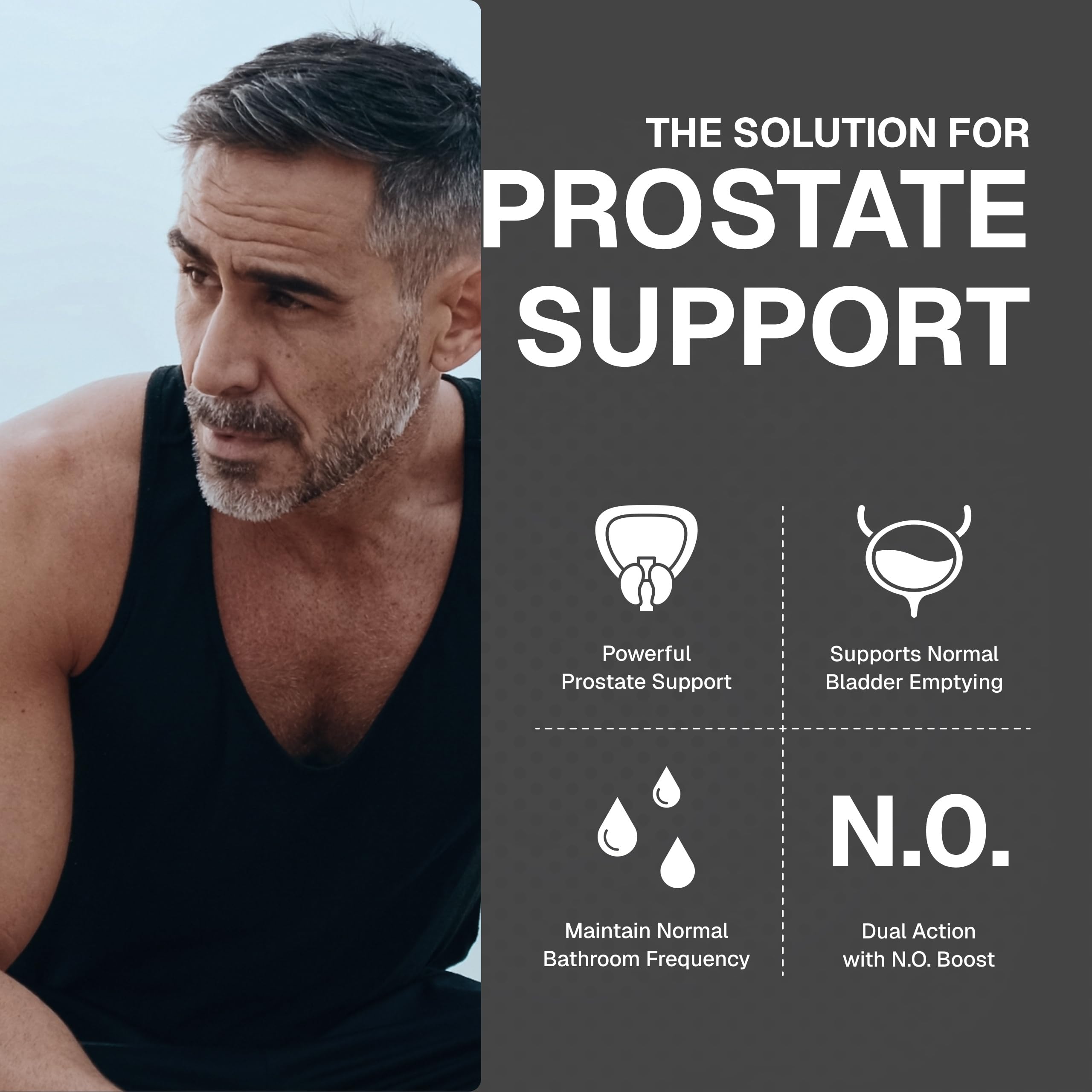 Weider detalle de arándano y saw palmetto que apoya salud prostática