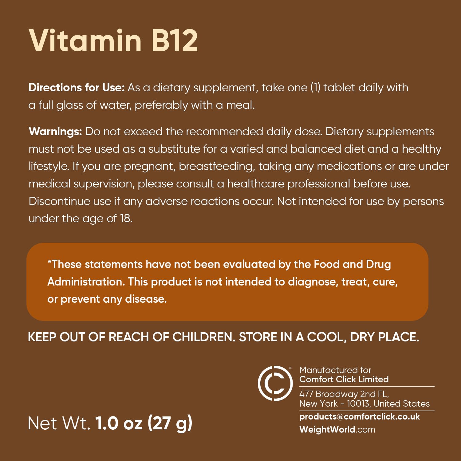 Frasco WeightWorld B12 en cocina simbolizando integración en rutina diaria