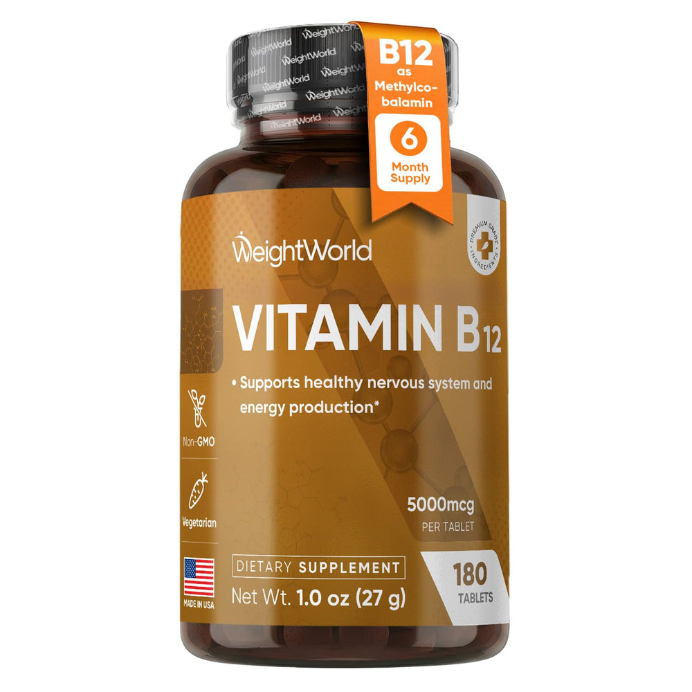 WeightWorld frasco frontal mostrando 180 tabletas y beneficio de suministro de seis meses