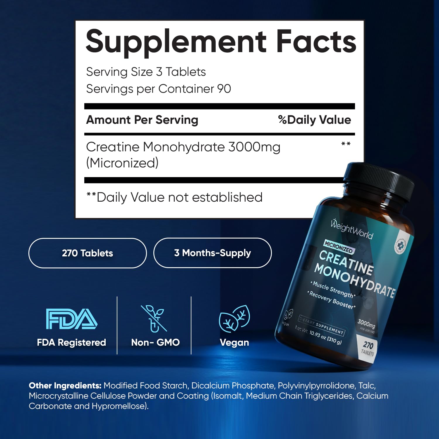 WeightWorld etiqueta de ingredientes y sellos vegano y non-GMO, transparencia y seguridad