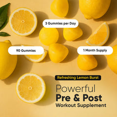 WeightWorld escena lifestyle con fondo cítrico que sugiere sabor limón natural