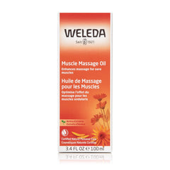 Weleda primer plano de textura oleosa que facilita el masaje y deslizamiento