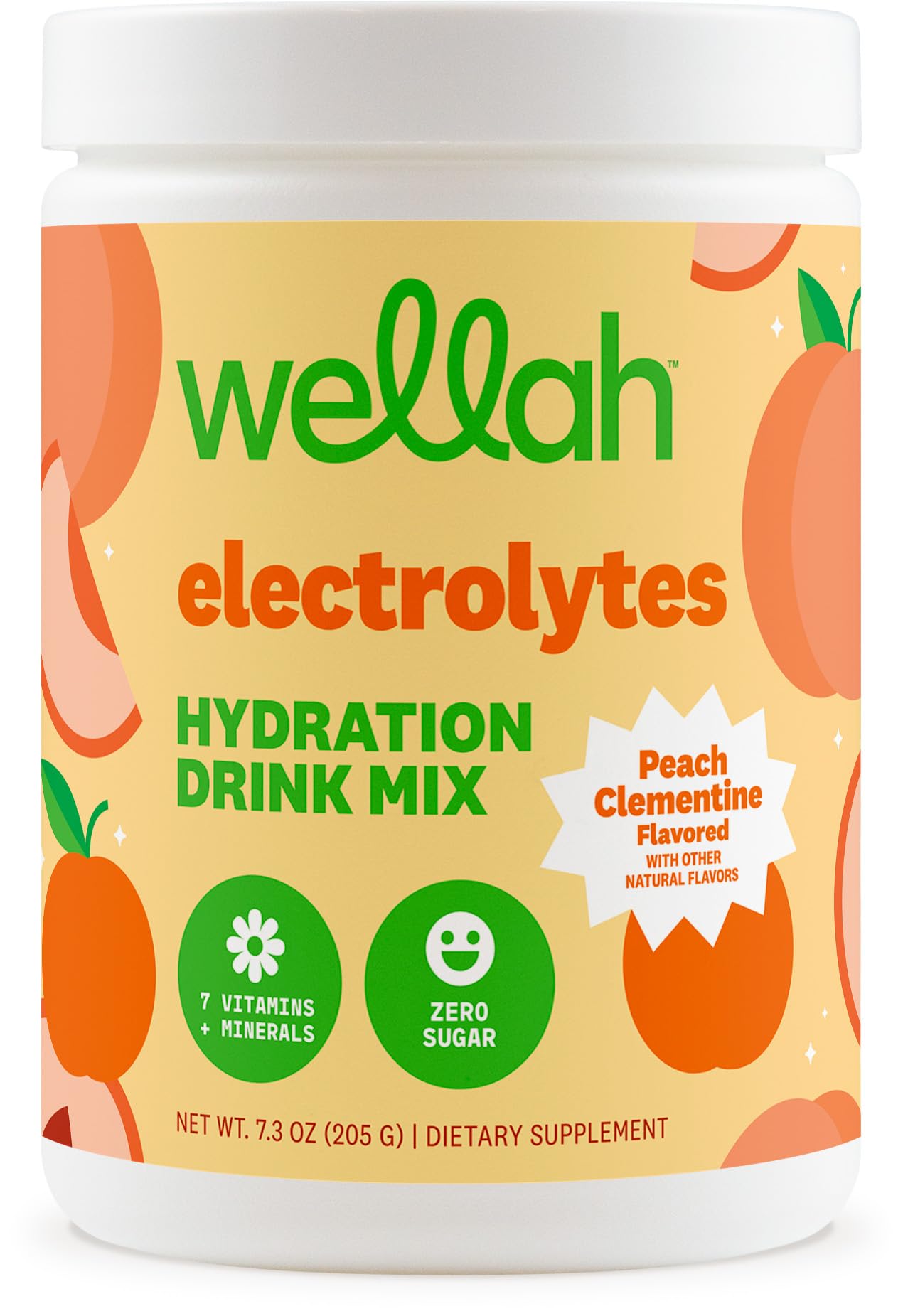 Wellah envase frontal mostrando diseño y 50 servicios, práctico y visible