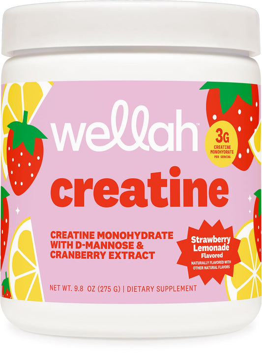 Wellah vista frontal del empaque con sabor fresa-limonada y confianza de calidad