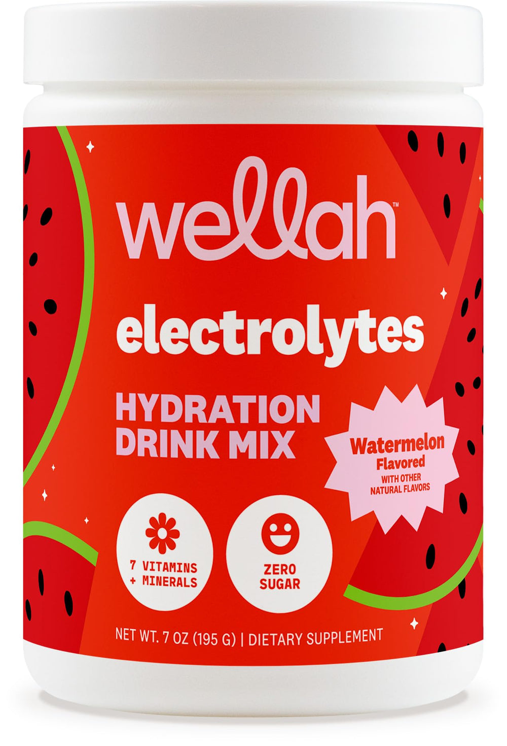 Wellah envase frontal mostrando diseño y porciones, conveniencia inmediata