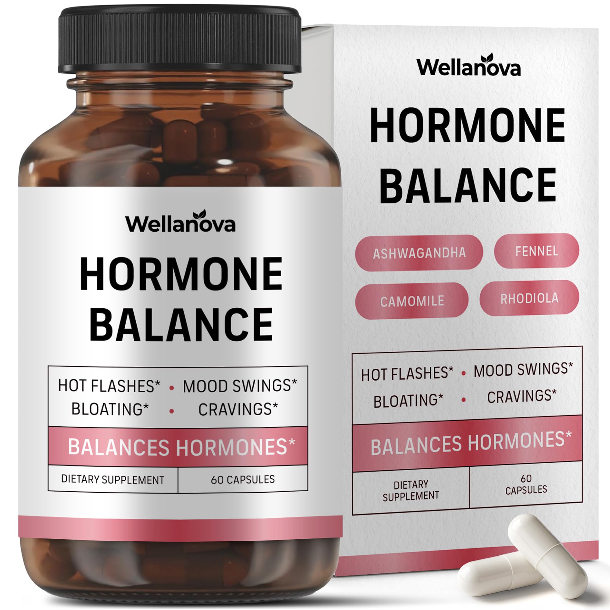 Wellanova envase frontal del suplemento mostrando diseño y beneficios