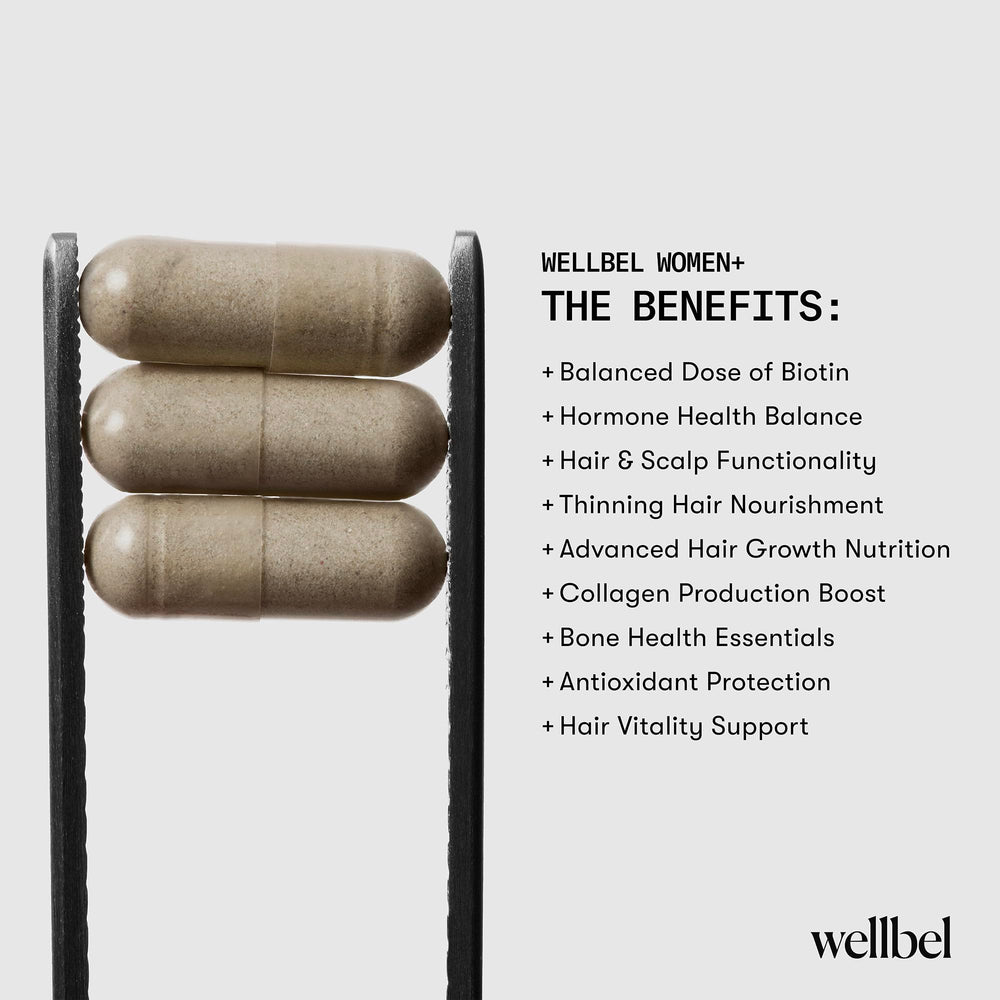 WELLBEL uso en rutina de belleza junto a productos para piel y cabello