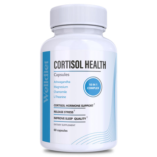 Welldiet envase frontal mostrando 60 cápsulas y etiqueta clara