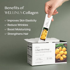 Detalle de la etiqueta WELLINUS con ingredientes y certificaciones Halal y HACCP visibles