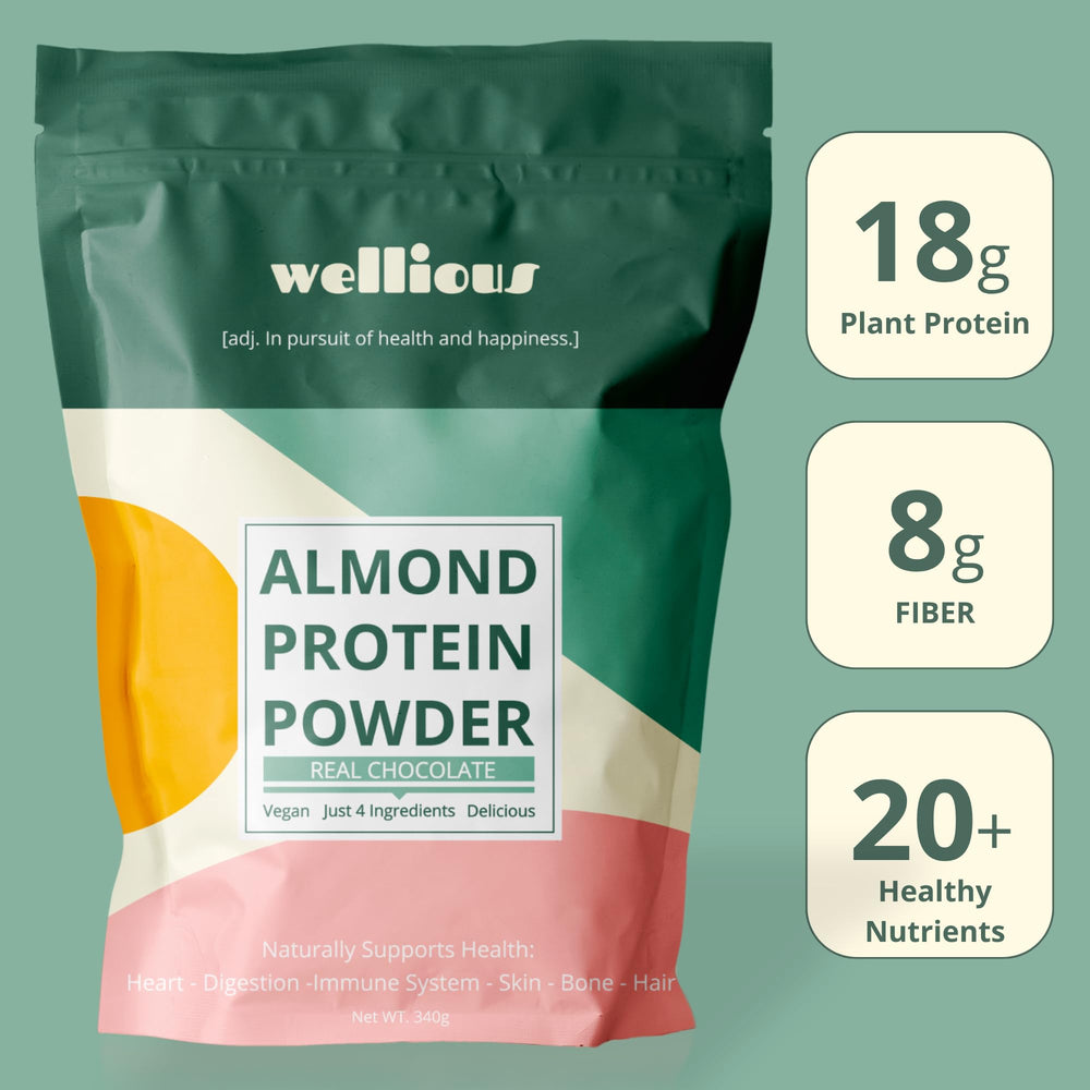 wellious batido preparado en vaso, beneficio bebida rápida y nutritiva