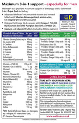 Cápsula Omega 3-6-9 Wellman en mano, aporta ácidos grasos esenciales fácilmente