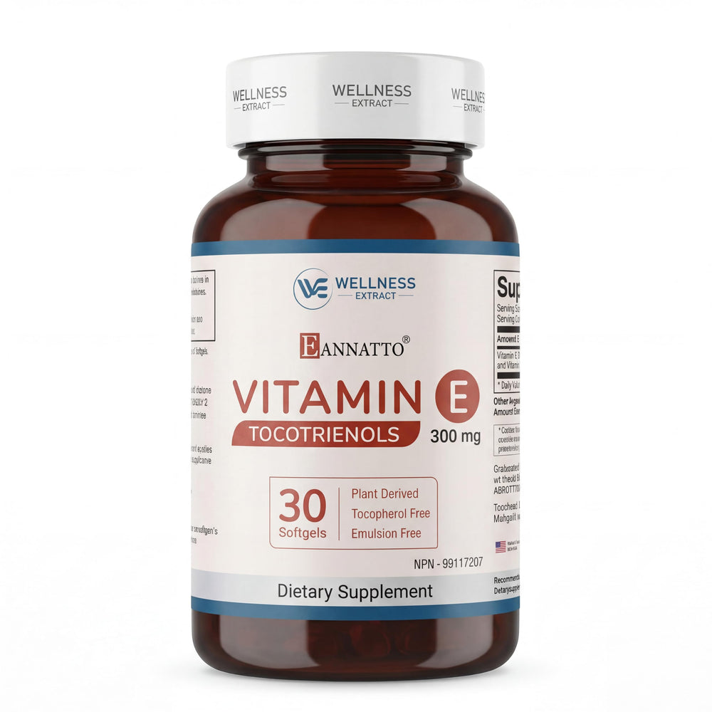 WELLNESS EXTRACT frente del envase mostrando 30 cápsulas y beneficios