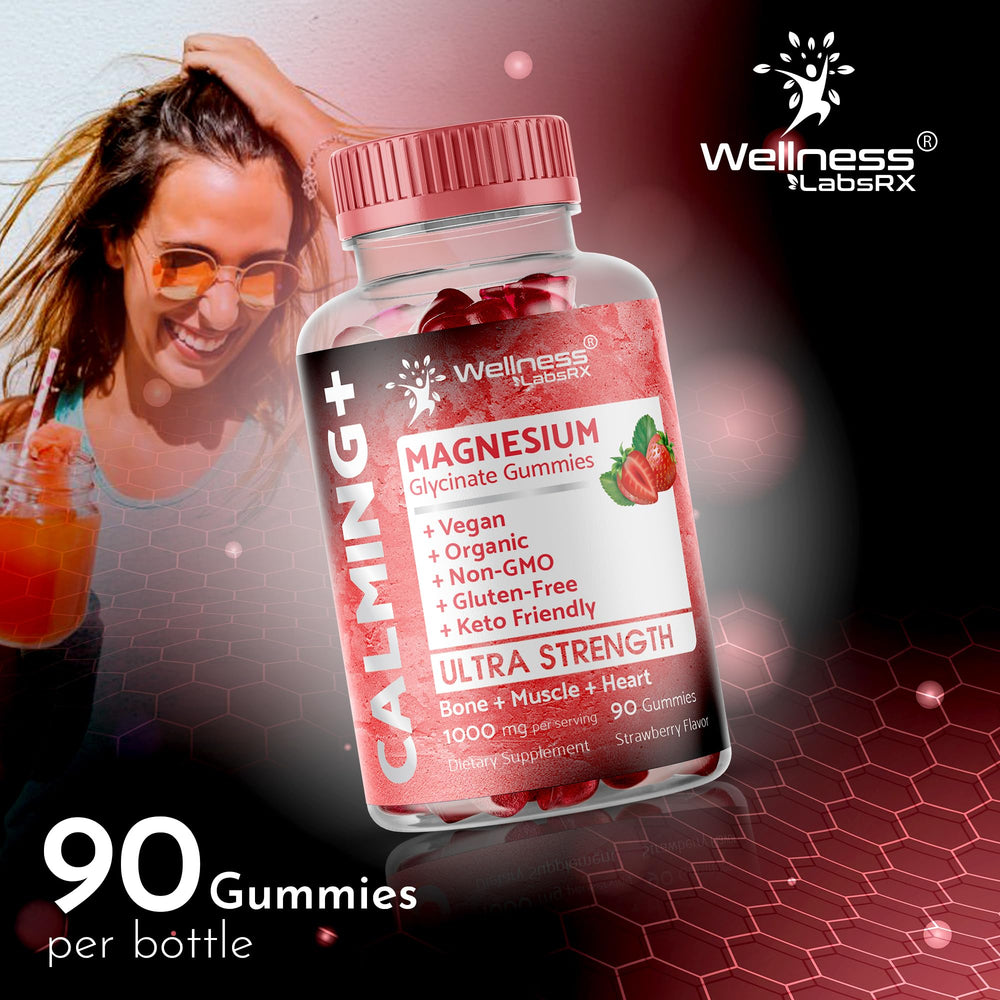 WELLNESS LABSRX frasco en mesa de cocina estilo de vida saludable