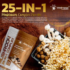 WELLNESS LABSRX etiqueta nutricional legible, detalle que facilita dosificación segura