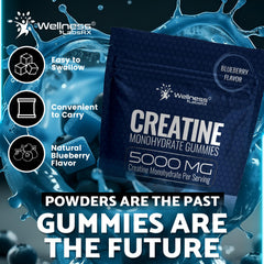 WELLNESS LABSRX etiqueta nutricional clara, información de creatina visible