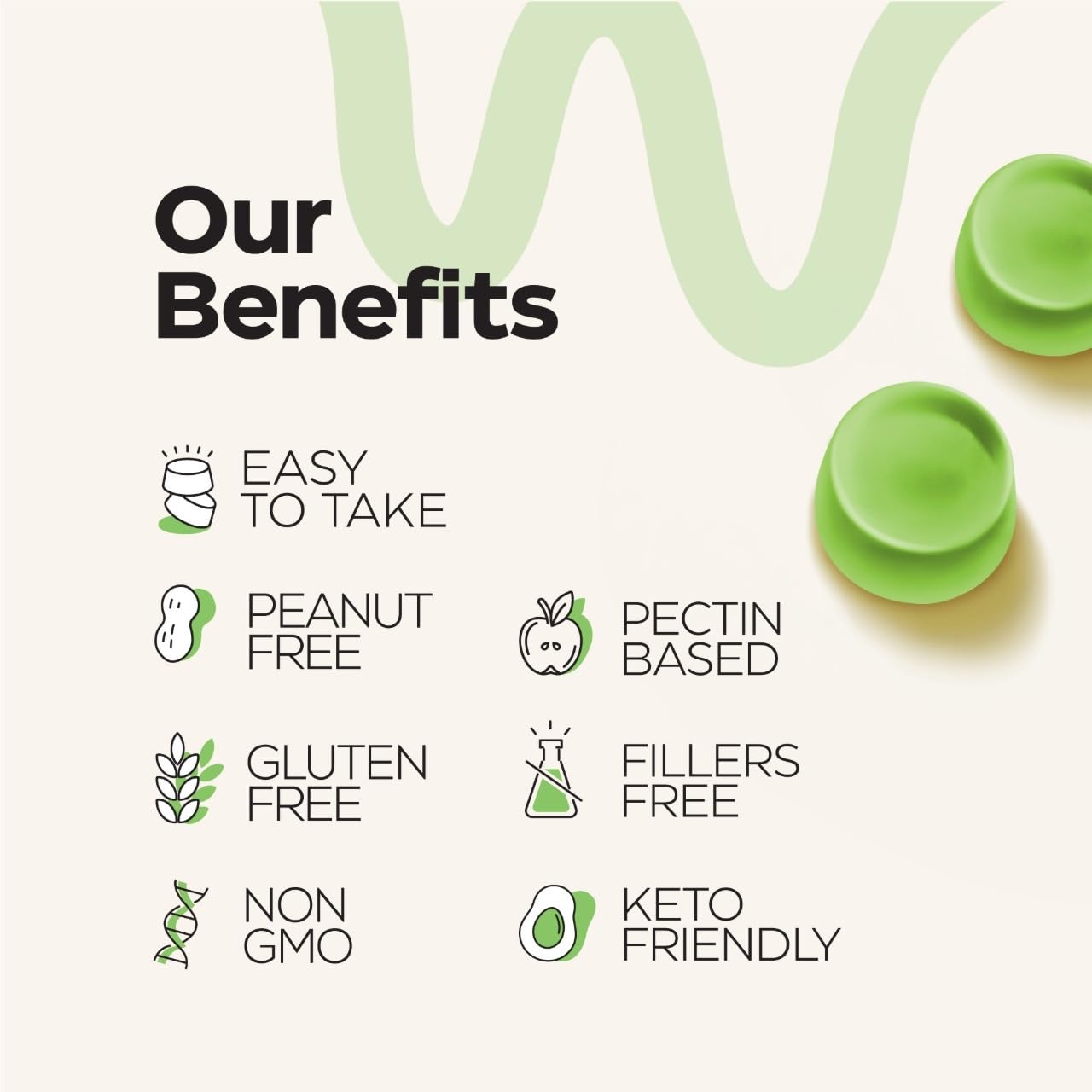 Wellneum gomitas sobre mesa en ambiente lifestyle que inspira rutina
