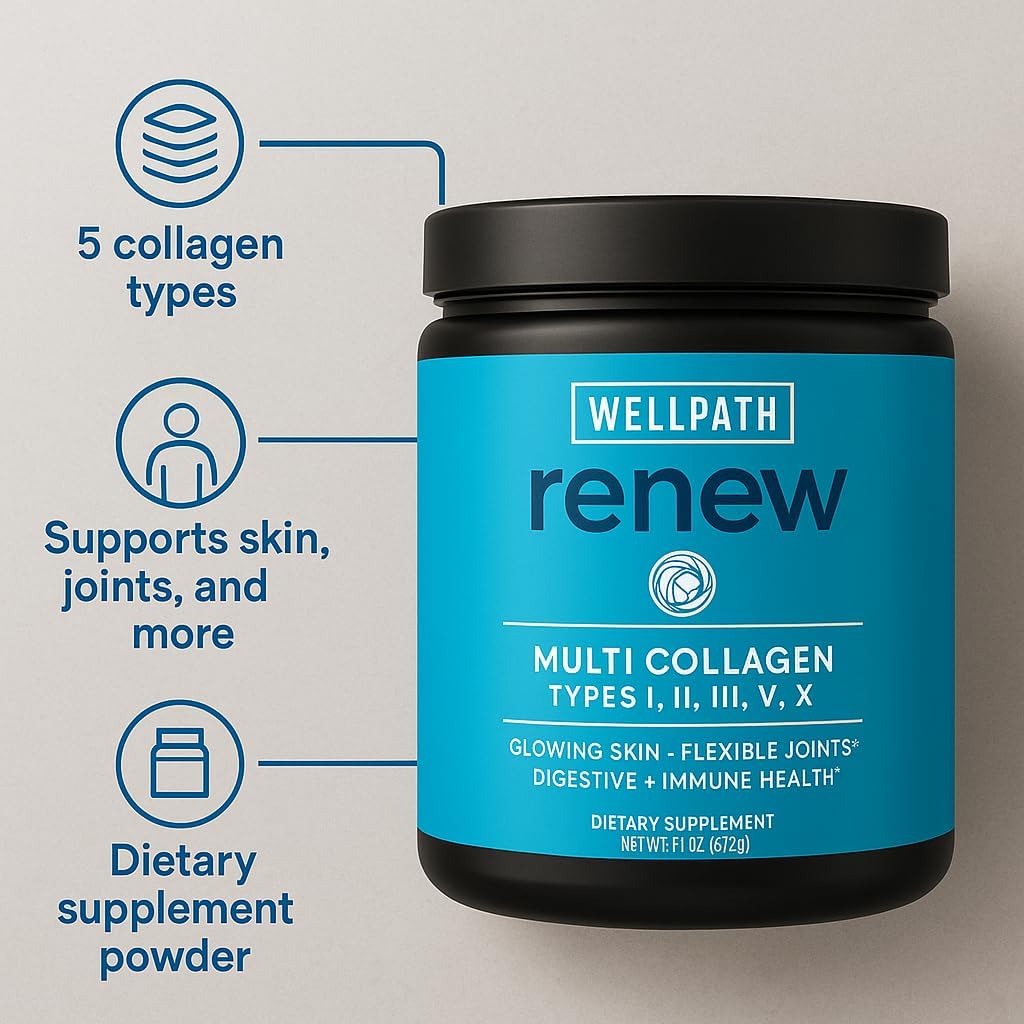 WellPath ingredientes de origen (bovino, pescado, pollo), variedad de colágeno