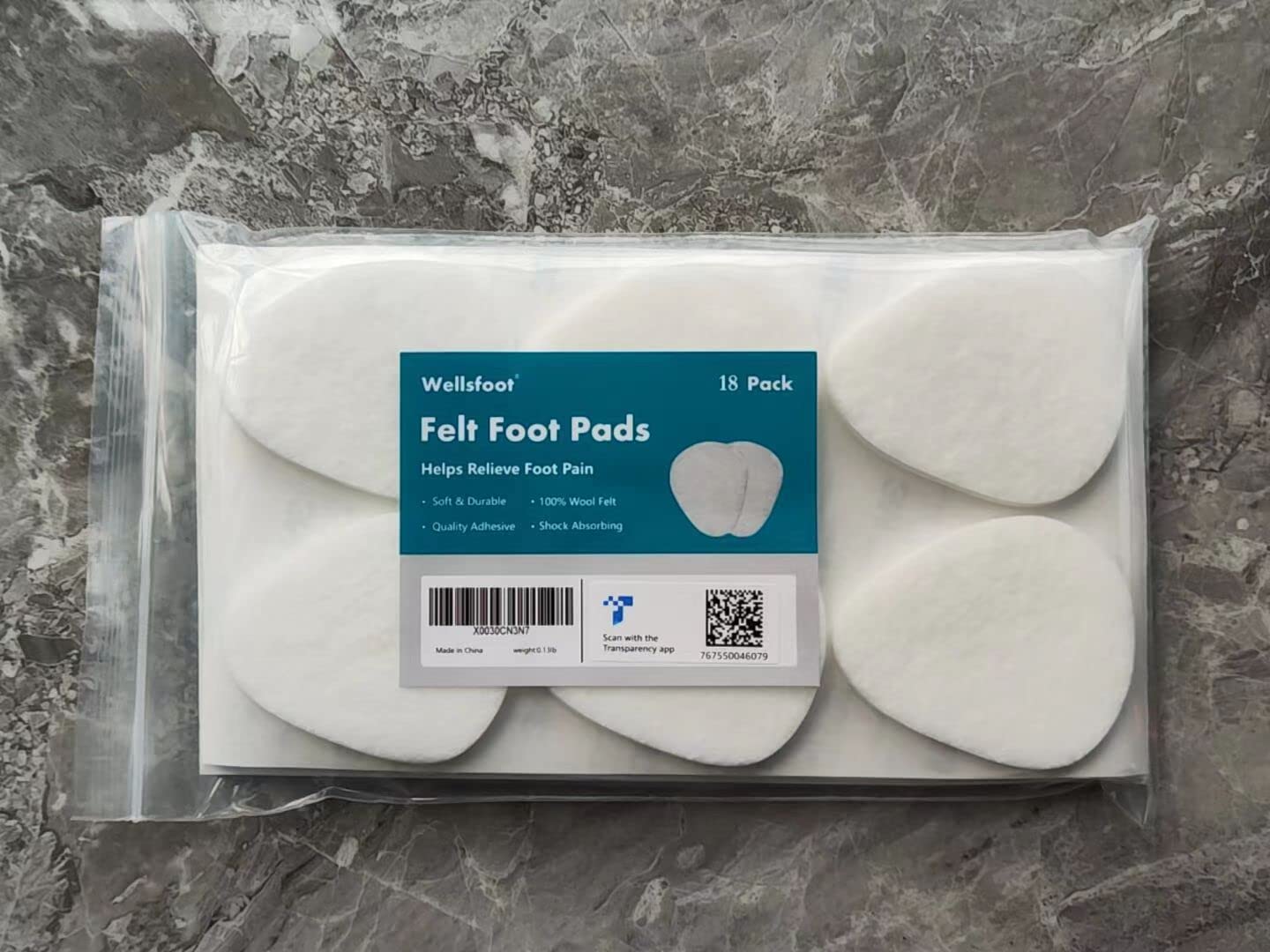 wellsfoot almohadilla colocada dentro de un zapato para mejor soporte y confort