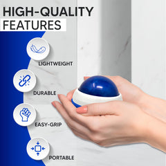 WellSmart Pro comparación de tamaño con una mano para ver portabilidad