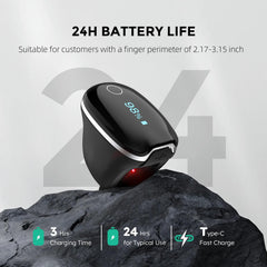 Wellue O2Ring-S textura interior suave que ofrece confort prolongado