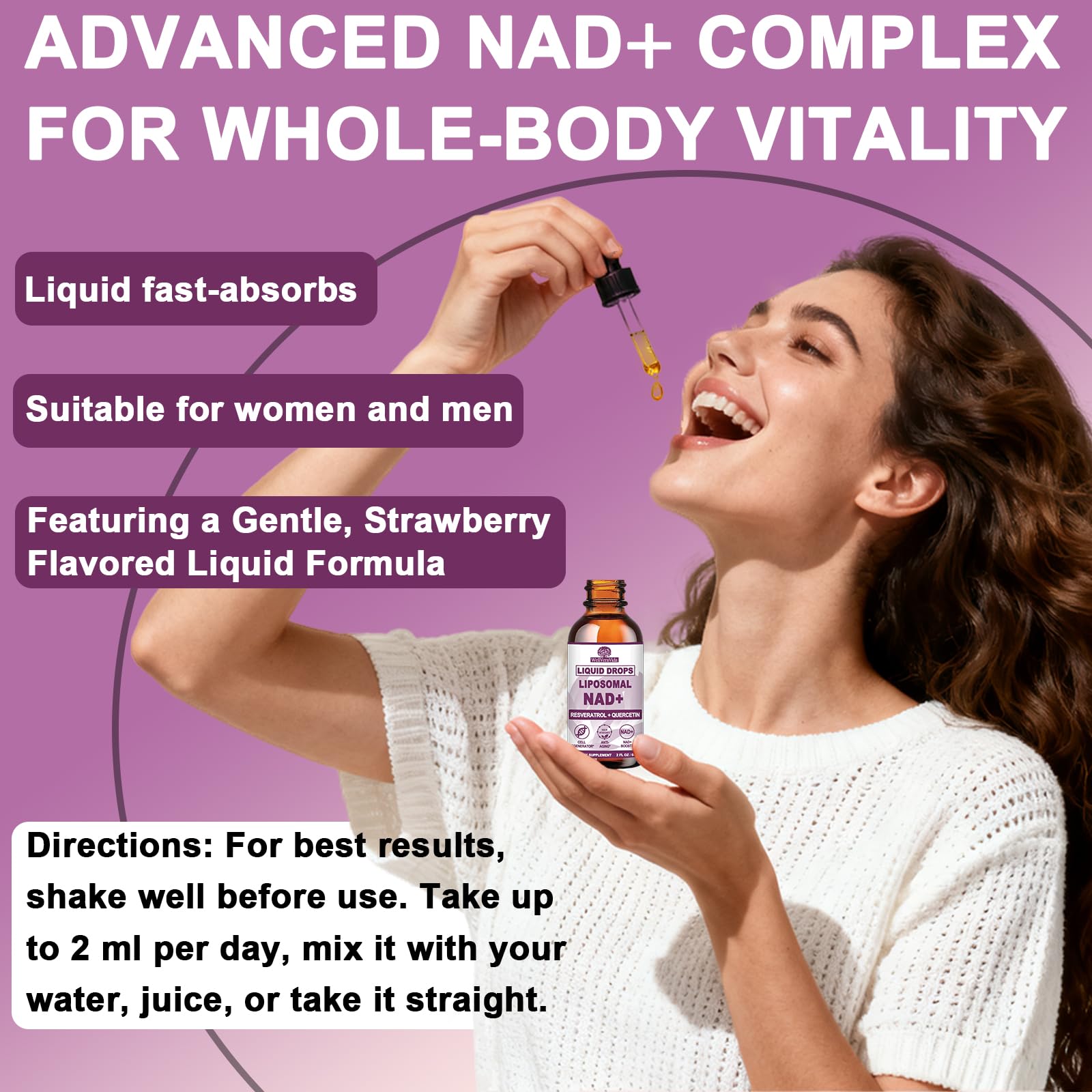 WellVeraVida primer plano visual que sugiere resveratrol y pureza