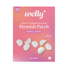 Welly paquete frontal mostrando la caja y la marca, beneficios de uso discreto