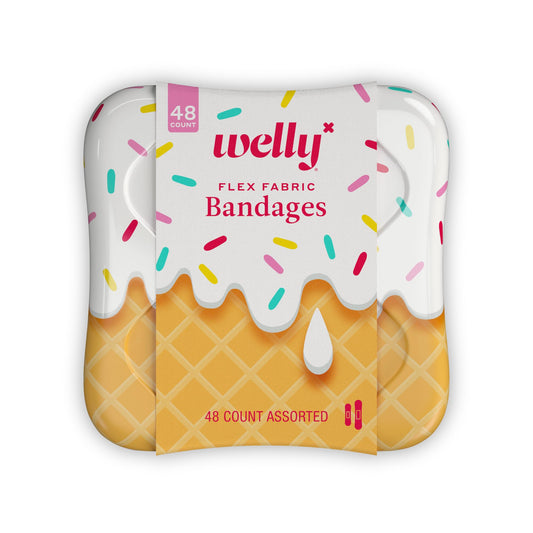 Welly lata frontal con diseño helado, almacenamiento práctico