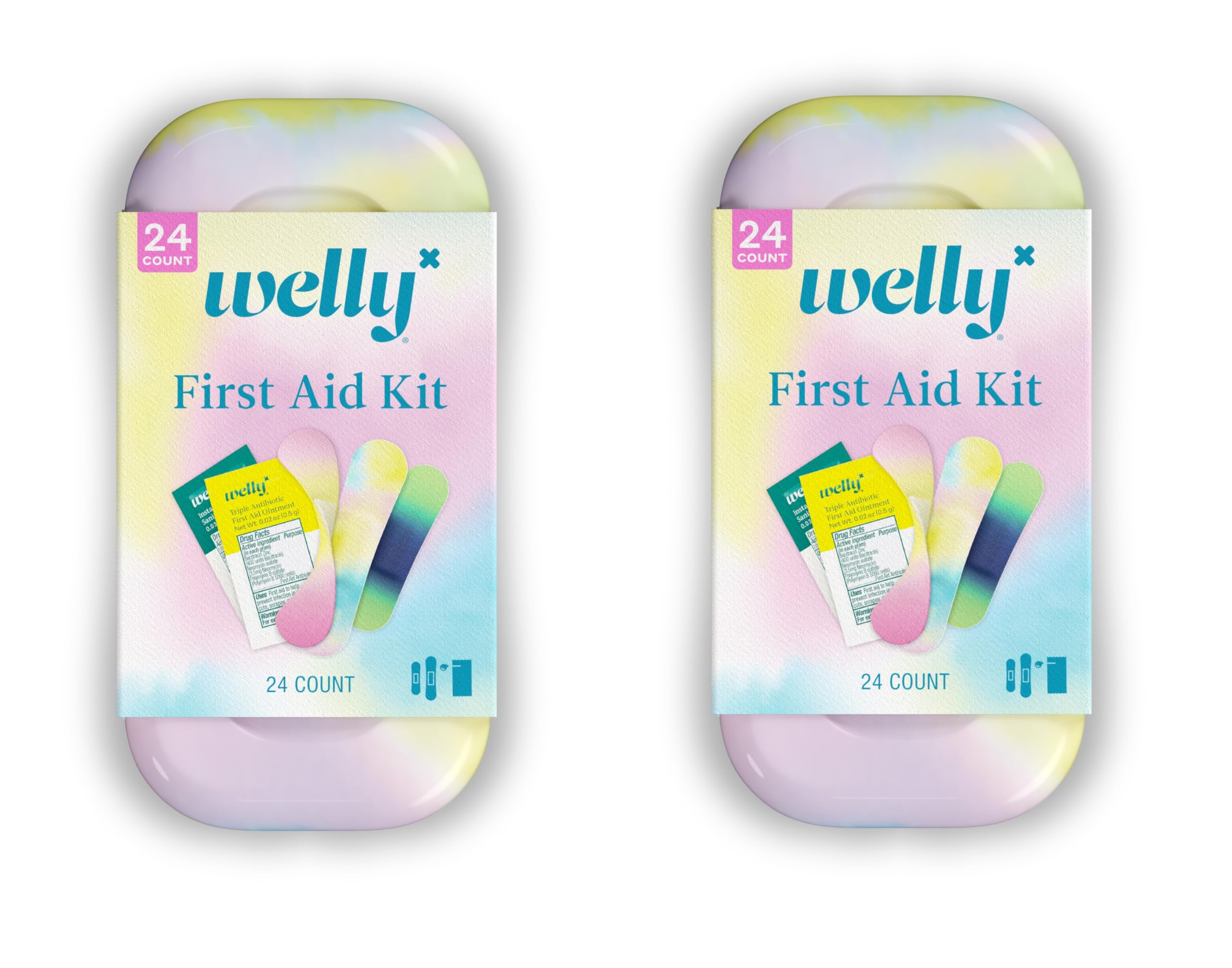Welly Quick Fix Colorwash frontal con diseño tie dye, atractivo y portátil