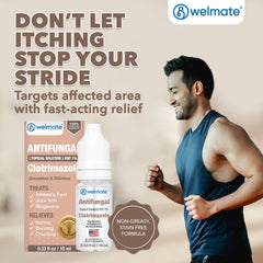 WELMATE aplicación en pie, alivia comezón y reduce irritación