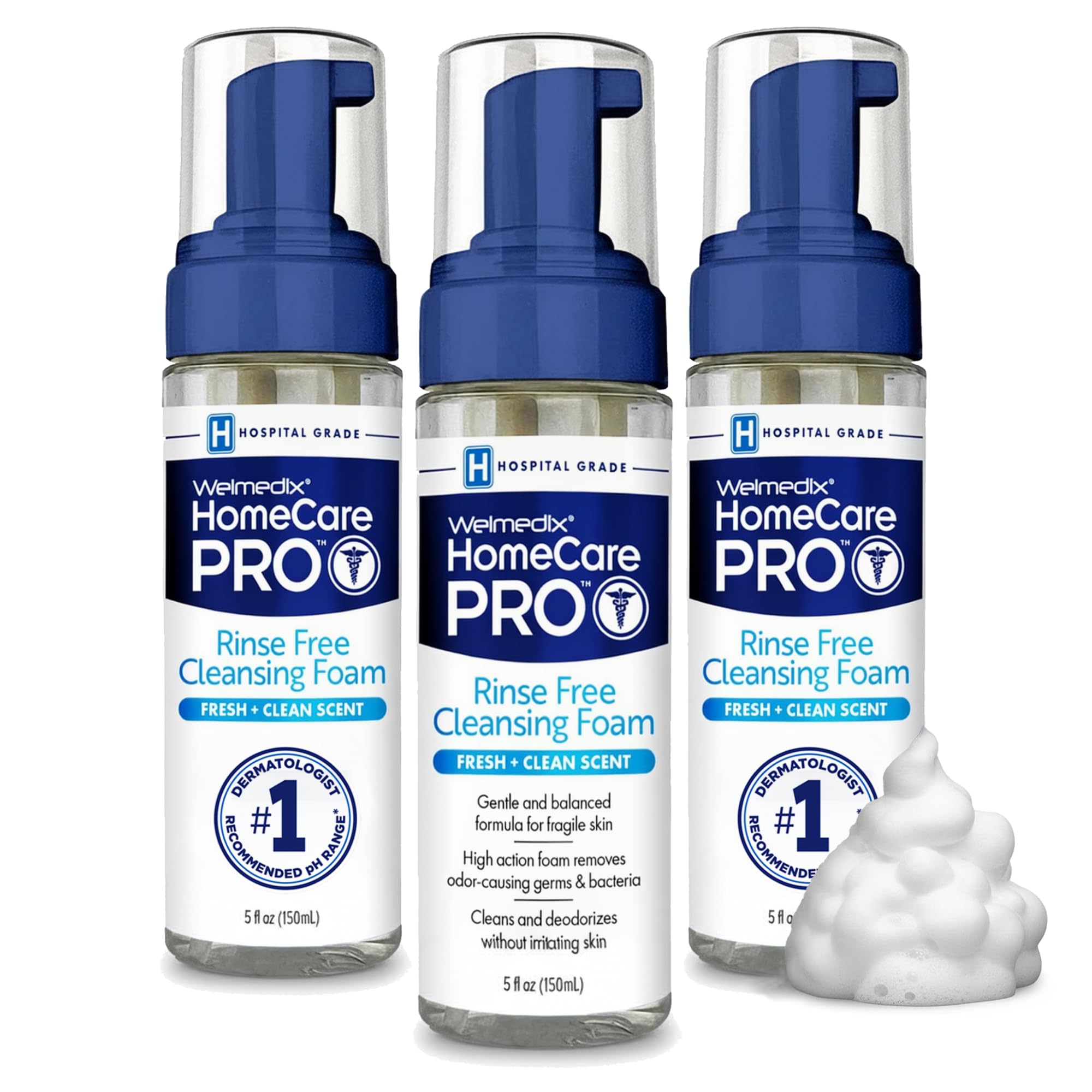 Welmedix envase frontal mostrando marca y beneficio higiene sin agua