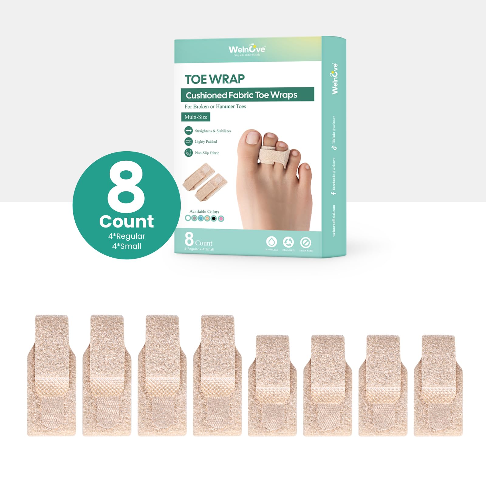 Welnove ambiente hogareño con fajas listas para uso cómodo diario