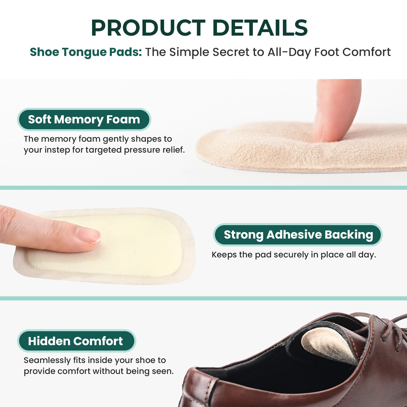 Welnove corte transversal de espuma memory que amortigua impactos