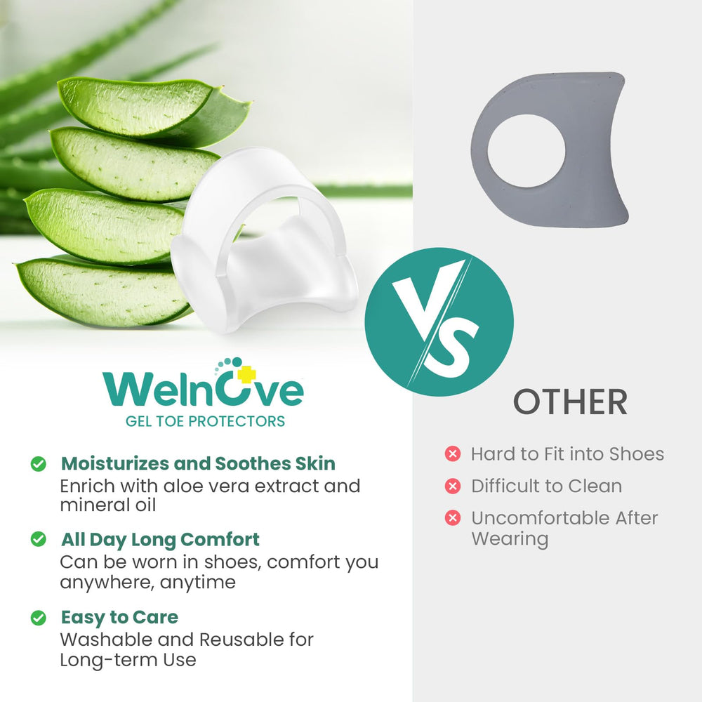 Etiqueta Welnove mostrando ingrediente aloe vera, aporta hidratación suave