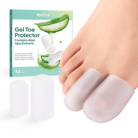 Welnove frente del empaque mostrando cantidad y tallas protector