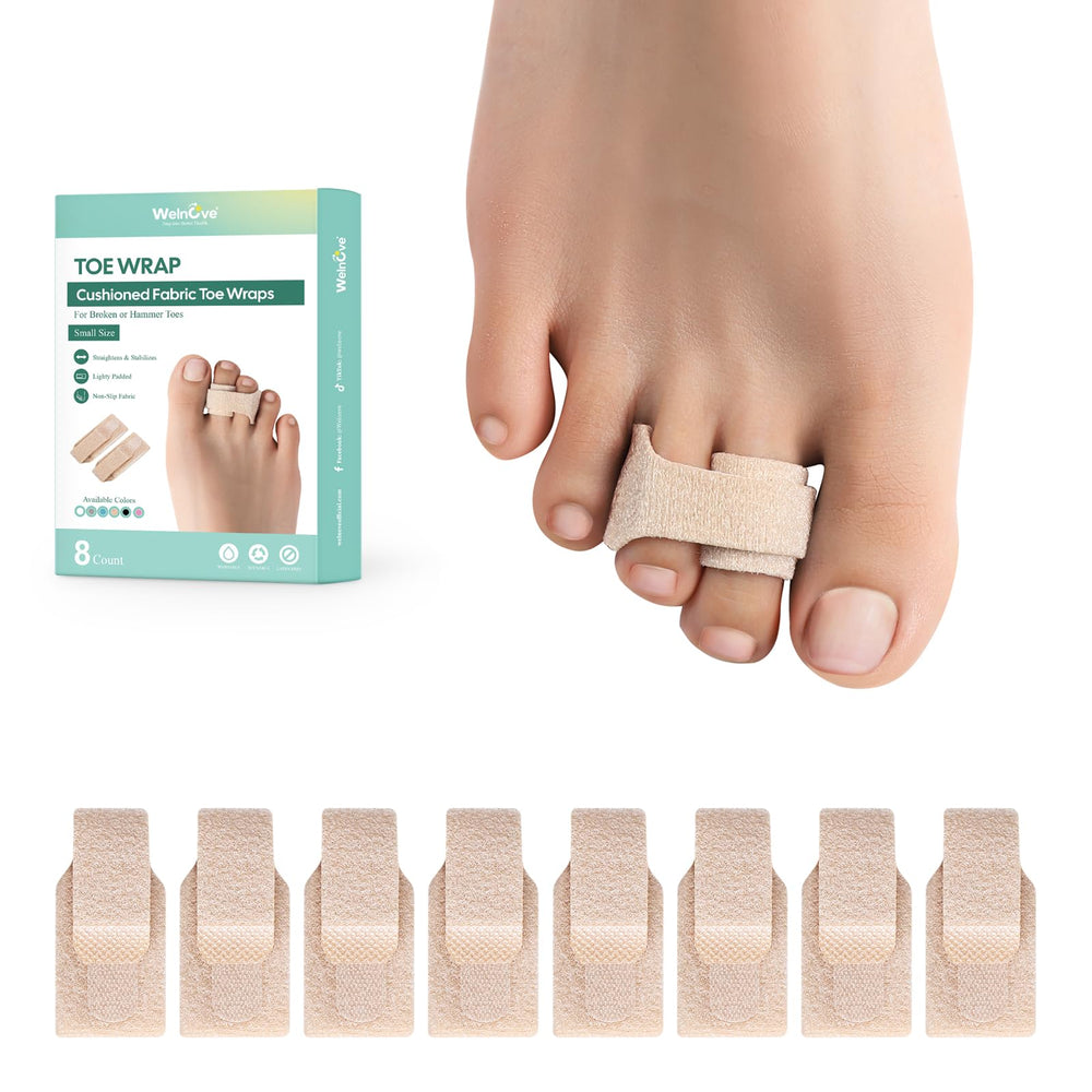 Welnove frente del empaque mostrando 8 vendas, fácil identificación y uso