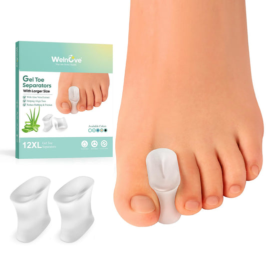 Welnove frontal del empaque 12-pack mostrando cantidad y tamaño XL, fácil de usar