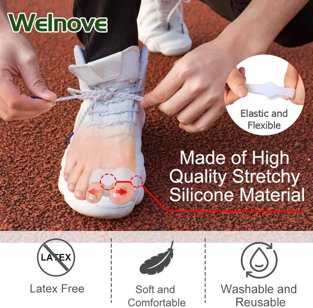 Welnove separador dentro de zapato cerrado, reduce fricción y roce