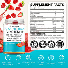 WELVIUM etiqueta de nutrientes enfocada, clarifica ingredientes clave