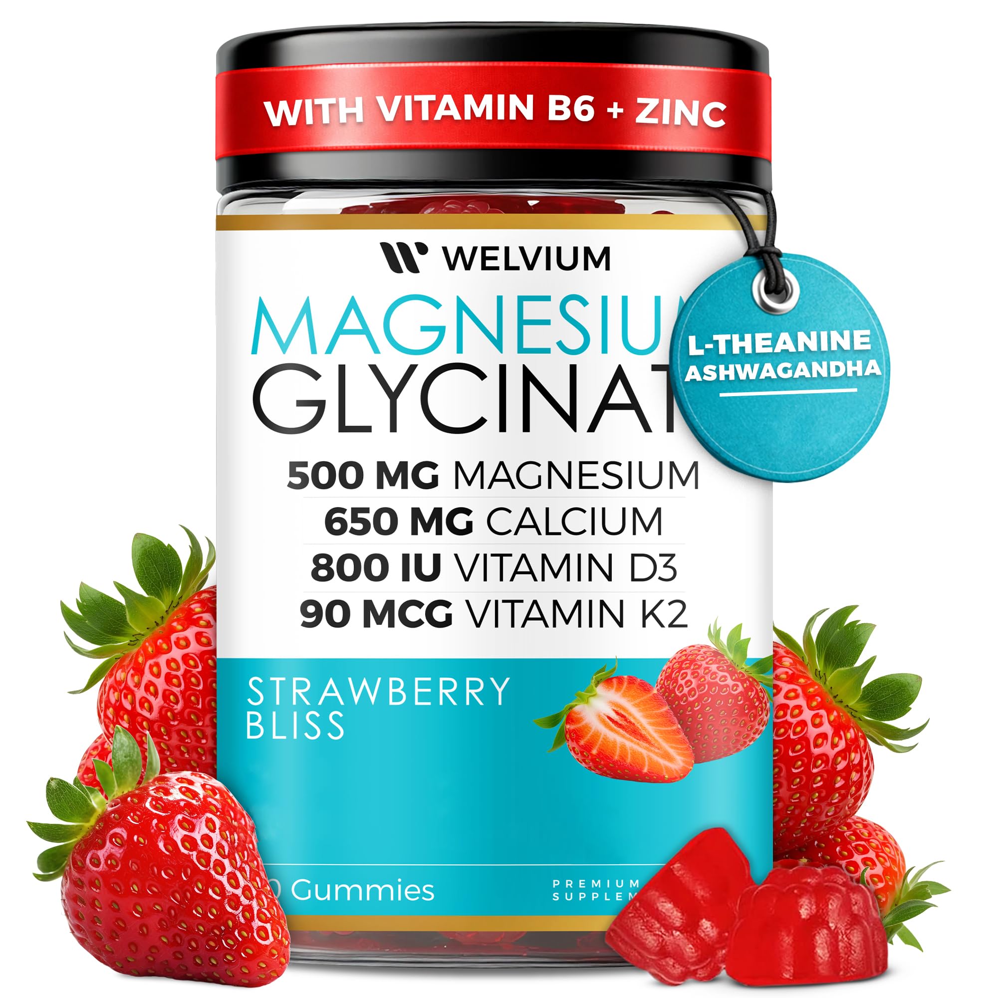 WELVIUM frente del envase mostrando la marca y beneficios visibles