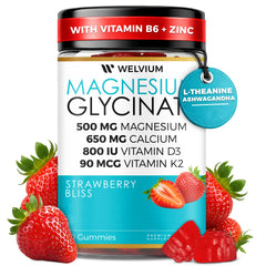 WELVIUM frente del envase mostrando la marca y beneficios visibles