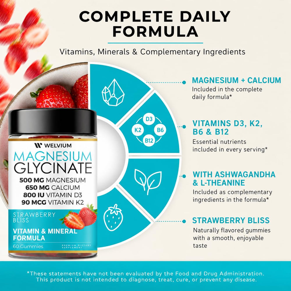 WELVIUM ingredientes activos dispuestos para mostrar composición equilibrada