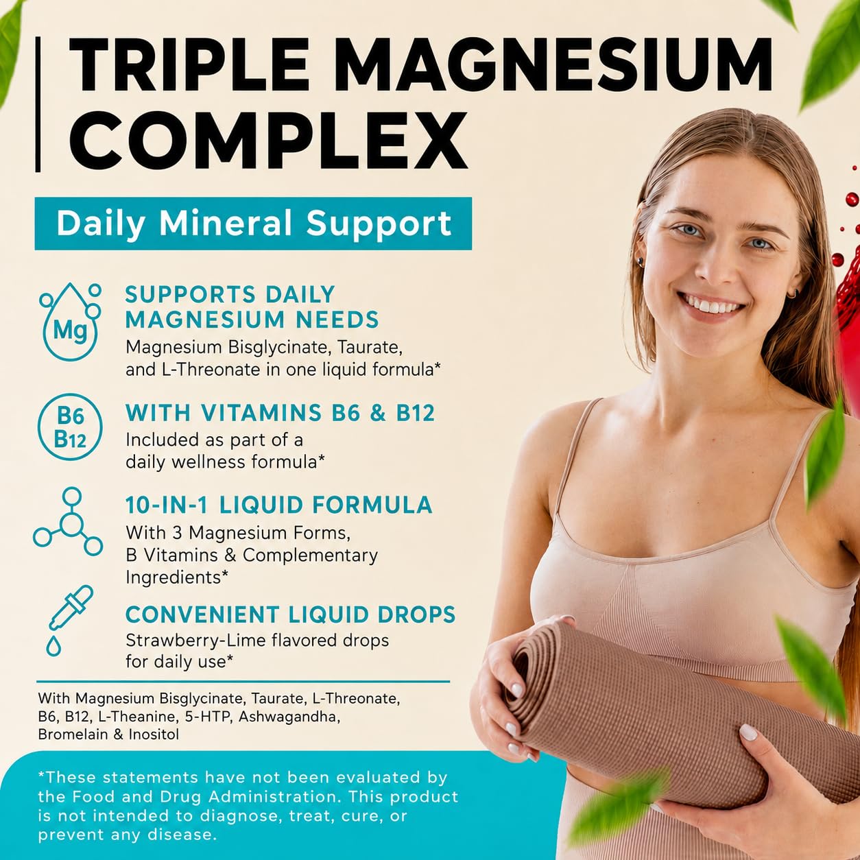 WELVIUM primer plano de ashwagandha y L‑teanina en fórmula