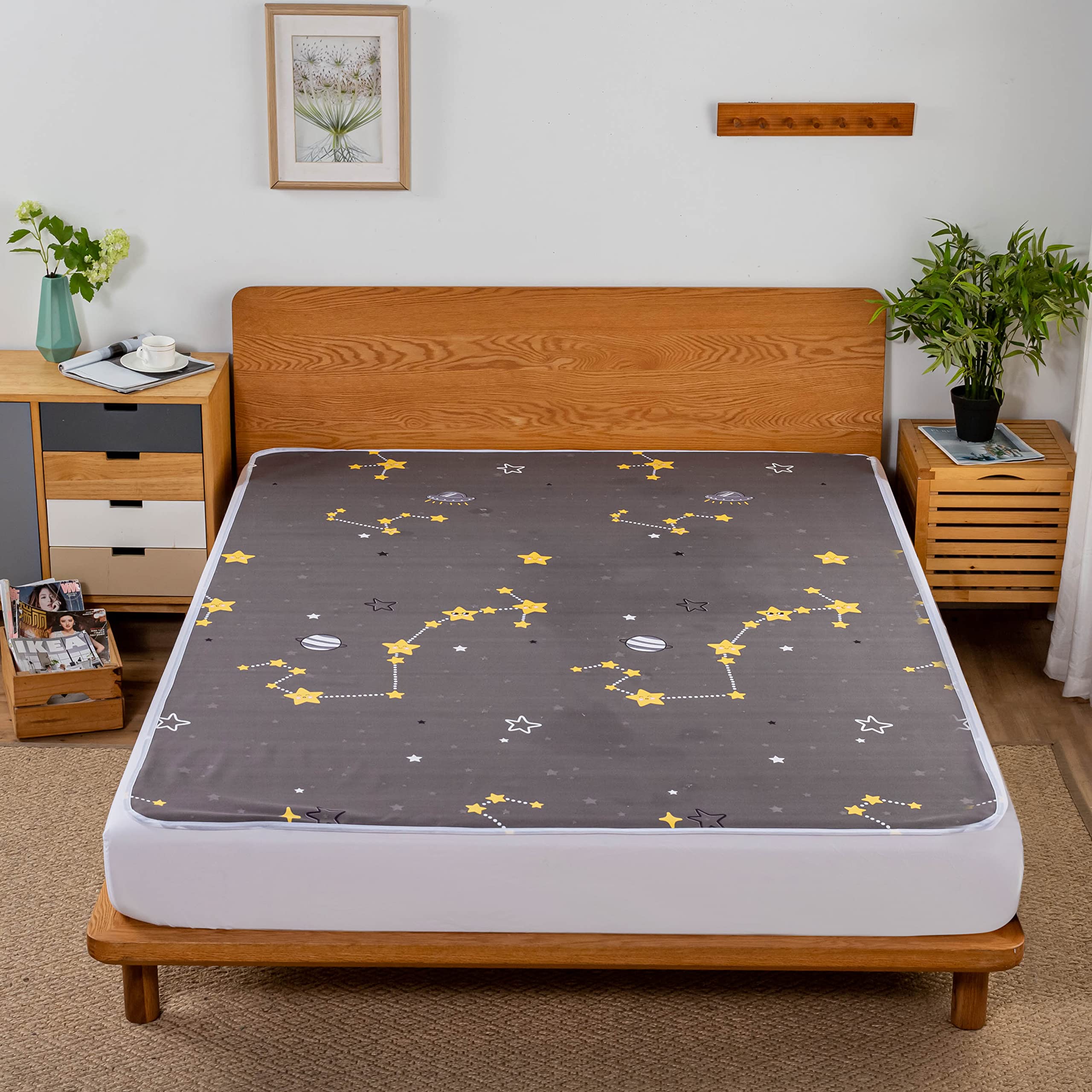 WenBags textura de superficie suave reversible que aporta confort y reduce ruido al moverse