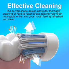 WEQNNM cabezal en uso montado en cepillo WaterPik realista