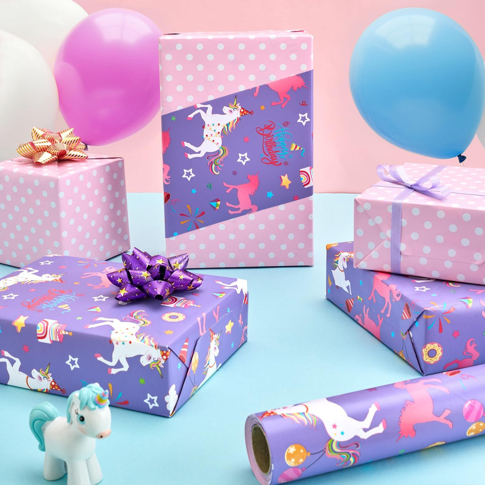 WERNNSAI papel en uso envolviendo regalo para presentación impecable