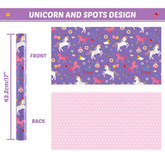 WERNNSAI reverso con lunares rosa y blanco para opciones de contraste
