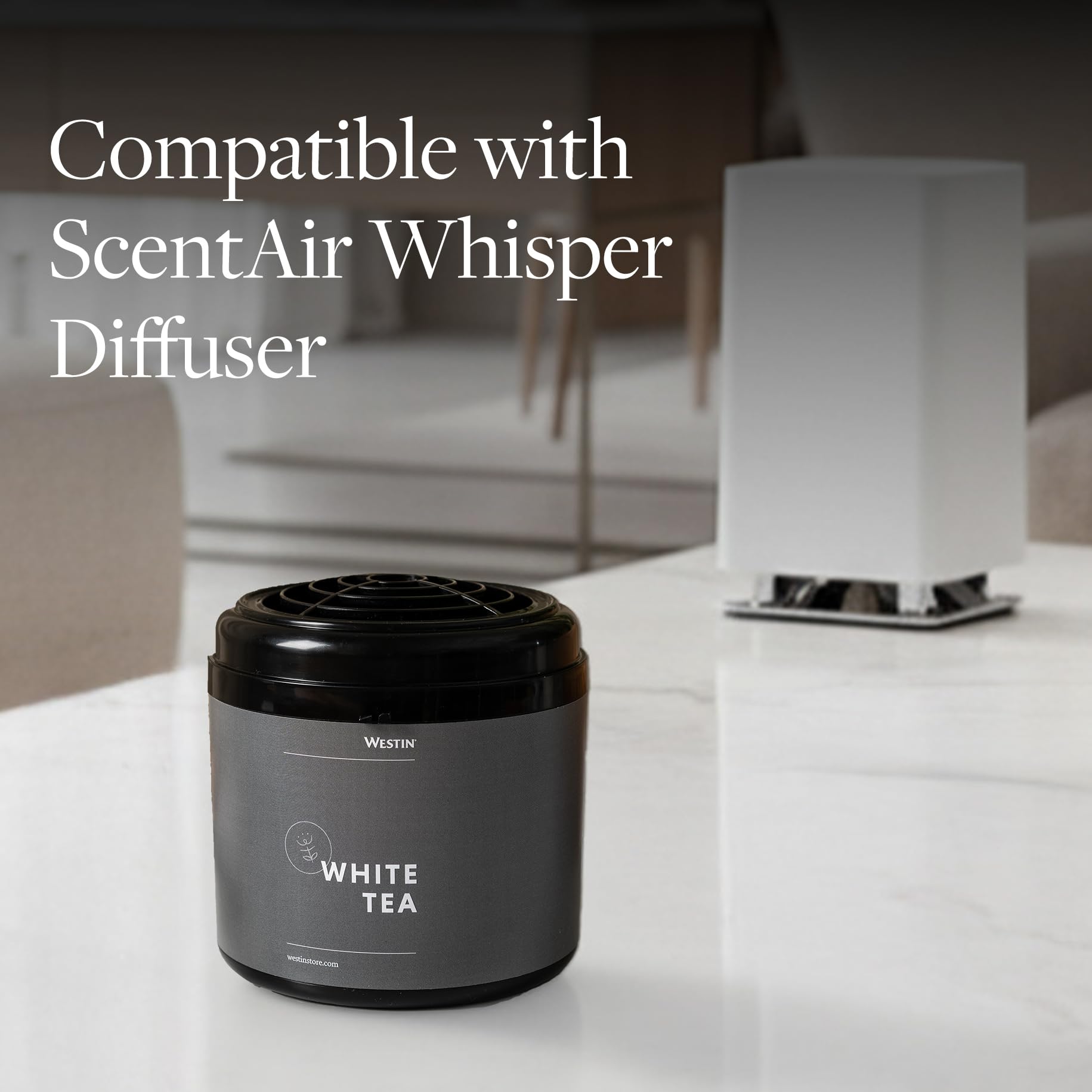 Westin ambiente de hotel con aroma White Tea, sensación acogedora
